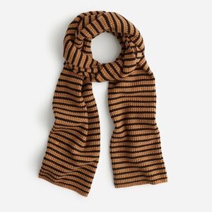 sale | madewell | wool waffle-knit scarf in stripe